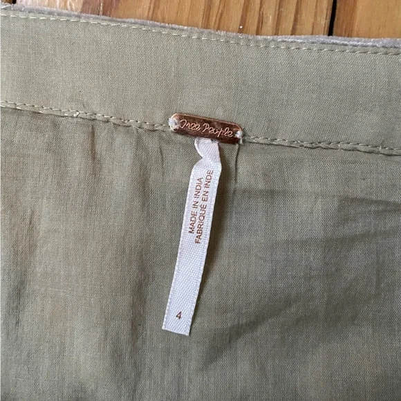 Free People Bright Lights Grey Velvet Beaded Mini Skirt - Picture 4 of 4